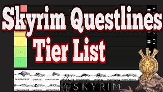 Skyrim Questlines Tier List Ranked by Dagoth Ur [upl. by Dennett]