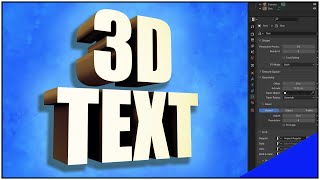 3D Text in Blender Everything You Need to Know [upl. by Bettzel]