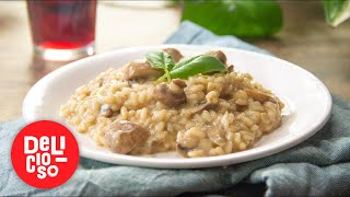 Risotto de champiñones con vino blanco espectacular  Delicioso [upl. by Anig]