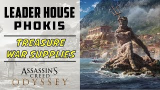 Loot Treasure amp Burn War Supplies in Leader House Phokis  ASSASSIN’S CREED ODYSSEY [upl. by Nnylylloh637]