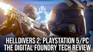 Helldivers 2  PlayStation 5PC  The Digital Foundry Tech Review [upl. by Eittam232]