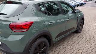 BRAND NEW 2024 DACIA SANDERO STEPWAY EXTREME PETROL MANUAL in DUSTY KHAKI  DACIA CROYDON [upl. by Sedaiuqlem]