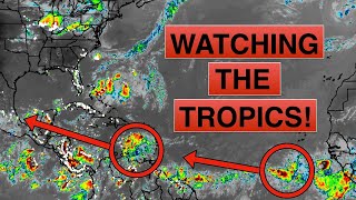 Will Invest 94L or a different Tropical Wave become Tropical Storm Beryl [upl. by Esilehs]