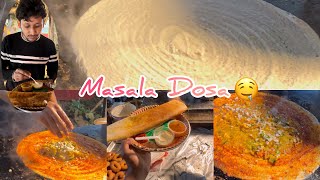 Masala Dosa🤤🫔  Dosa In Kolkata  Just 80  streetfood food india [upl. by Haliehs]