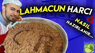 LAHMACUN HARCI TARİFİ  ✅ LAHMACUN İÇİ NASIL HAZIRLANIR [upl. by Rehpotirhc62]