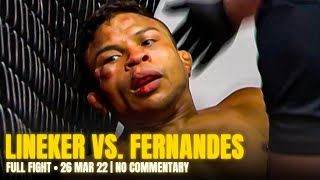 TERRIFYING KNOCKOUT 🥶 Lineker vs Fernandes  No Commentary Full Fight [upl. by Gnoud]