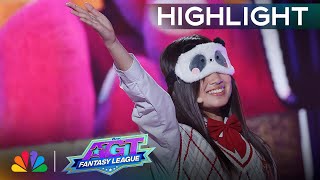 15yearold Fritzy Rosmerian HACKS the JUDGES minds  AGT Fantasy League 2024 [upl. by Strephon]