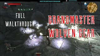 Witcher 3 How to Get Grandmaster Wolven Gear  Full Guide amp Locations [upl. by Jorry]