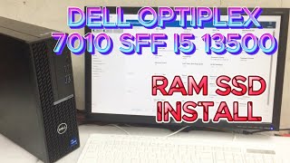 DELL OPTIPLEX 7010 SFF I5 13500 RAM SSD INSTALL [upl. by Piegari]