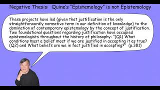 kim what is naturalized epistemology 1 f20 [upl. by Ameline696]