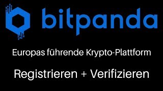 Bitpanda  Wallet  Registrieren  Verifizieren  Deutsch [upl. by Aillicsirp]