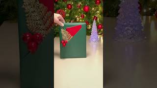 🎁 Easy Gift Wrapping ⭐️🎶🎄 christmas giftwrapping shorts [upl. by Adnaram]