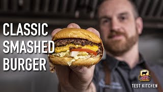 Better Than Fast Food Classic Smash Burger Recipe [upl. by Cordelie]