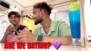 MY FIRST DATE ❤️😜  in 2D Cafe Delhi  Gay Prem [upl. by Hiram]