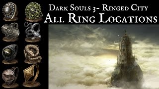 DS3 The Ringed City All DLC Ring Locations [upl. by Rosenblast]