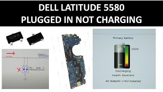 REPAIR DELL LATITUDE 5580 CDP80 LAE151P quotPLUGGED IN NOT CHARGINGquot PROBLEM SOLVED [upl. by Hajidahk876]