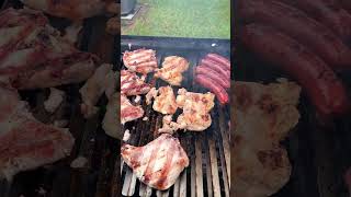 Asado Santa Maria grill cooking bbq firegrill steak grilling cooking shorts beer carnivore [upl. by Cleopatre]