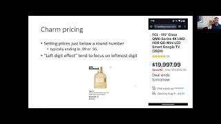 Stillman MKTG 3030 1016 Pricing part 2 [upl. by Ennaerb]