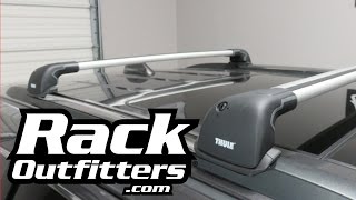 Jeep Grand Cherokee with Thule AeroBlade Edge Roof Rack from Rack Outfitters [upl. by Arit360]