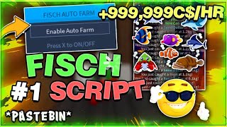 Roblox Fisch SCRIPT GUI PASTEBIN🔥TELEPORT AUTO FARM FISH DUPE INF COINS AUTO QUEST  MORE [upl. by Maitland]