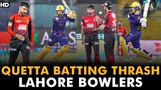 Quetta Batting Thrash Lahore Bowlers  Quetta vs Lahore  Match 15  HBL PSL 7  ML2G [upl. by Idna]