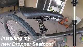 Installing My New DNM Dropper Seatpost [upl. by Arvin]