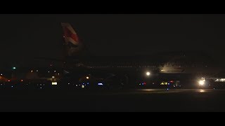 HD British Airways Boeing 747400 Taxi amp Takeoff at San Diego Intl [upl. by Aninahs]