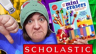 DONT BUY 13 REASONS WHY MINI ERASERS KIT KLUTZ SCHOLASTIC is NOT worth it SaltEcrafter 52 [upl. by Ailis]