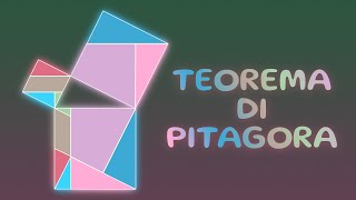 Teorema di Pitagora dimostrazione geometrica animata [upl. by Dragelin]