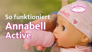 Baby Annabell Active sie nuckelt lacht kichert und kann Babygymnastik 🤸👶  Zapf Creation [upl. by Walker]