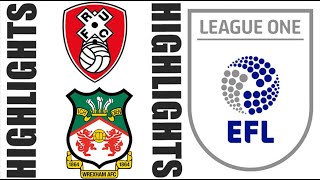 Rotherham United 01 Wrexham AFC Highlights  EFL League One 20242025 [upl. by Enenstein959]