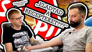 A STOP burgeramppizza története  Tattoo By Exmen Tattoo studio vlog 94 [upl. by Yragerg77]