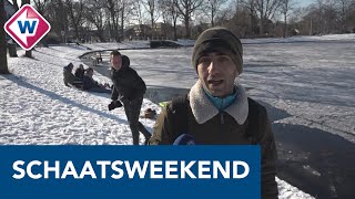 Leiderdorp maakt zich klaar voor schaatsweekend  OMROEP WEST [upl. by Zoldi473]