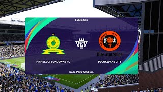 Mamelodi Sundowns vs Polokwane City 11082024 Quarterfinal MTN 8 Cup Extra Time PES 2021 [upl. by Ivett]