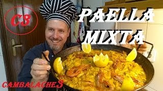 PAELLA MIXTA CARNE amp MARISCO FACIL Y SENCILLA [upl. by Noiramaj]