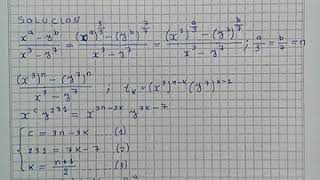 COCIENTES NOTABLES ejercicio 1 MATERIA MATEMÁTICA PREFACULTATIVO UMSA [upl. by Kerns864]