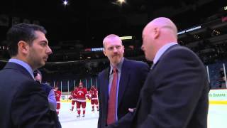 Denver Pioneers celebrate after winning the NCHC Frozen Faceoff [upl. by Suhploda]