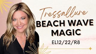 BEACH WAVE MAGIC Wig Review  EL1222R8  Tressallure [upl. by Assetal465]