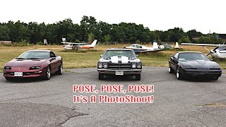 Private AirStrip car meet photoshoot with models [upl. by Boaten202]