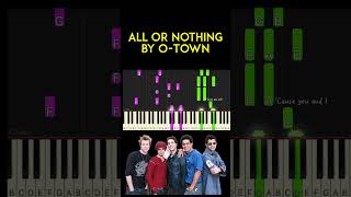 All or Nothing by OTown piano cover  sheet music [upl. by Holden439]