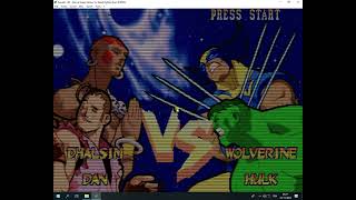 MARVEL SUPER HEROES VS STREET FIGHTERS ARCADE ON WINKAWKS FREE [upl. by Secrest]