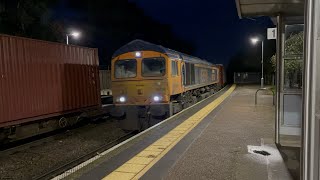 66768 4E43 Felixstowe  Doncaster 191124 [upl. by Wiltsey]