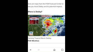 quotTropical Storm Debby Live Radar Update For Latest Updates Stay Tuned and Stay Safe [upl. by Pia]