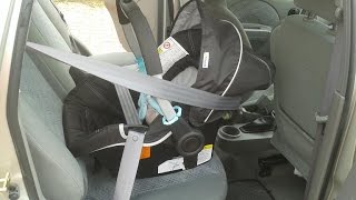 Tutorial Maxi Cosi einbau  Kindersitz anschnallen  Babyschale im Auto befestigen [upl. by Ettessil265]