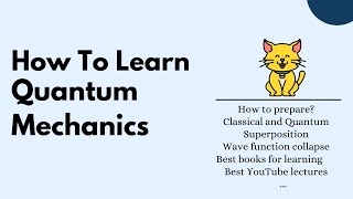 How to learn quantum mechanics  How to learn quantum physics  Quantum mechanics  Quantum physics [upl. by Petras]