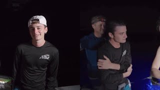 All Noah Schnapp scenes during Shark Week with Mark Rober part 3 [upl. by Rosenquist399]