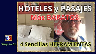 Cómo encontrar HOTELES y VUELOS más BARATOS 4 Herramientas muy simples [upl. by Aniri]