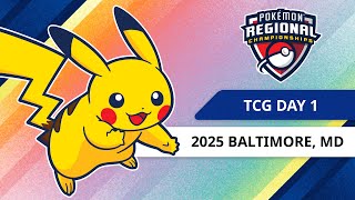 TCG Day 1  2025 Pokémon Baltimore Regional Championships [upl. by Llerdna]