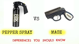 Pepper Spray vs Mace  Important Differences [upl. by Chuu]