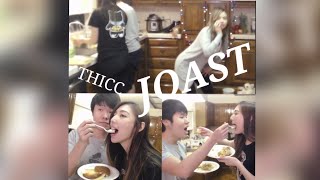 JOAST cooking  Toast gets nalgada  Thicc Janet  Cute heart warming moments of JOAST [upl. by Drahsar761]